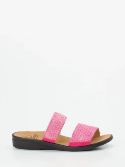 – Komfort-Sandalen aus Textil und Veloursleder-Ganter Hot