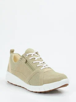 – Komfort-Sneaker aus Veloursleder salbei-Ganter