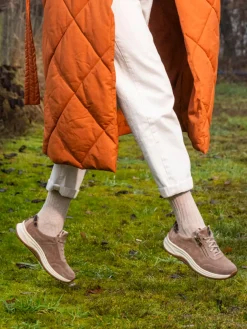 – Komfort-Sneaker aus Veloursleder rosébraun-Ganter Hot