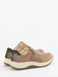 – Komfort-Sneaker aus Veloursleder rosébraun-Ganter Hot