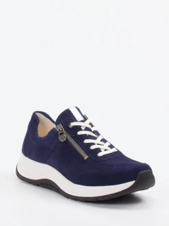 – Komfort-Sneaker aus Veloursleder Dunkel-Ganter Sale