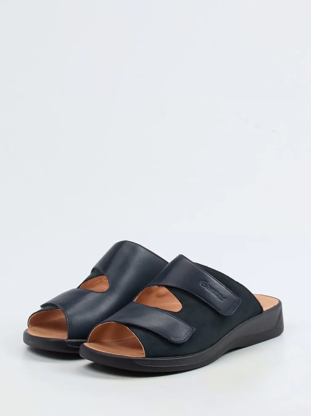 – Pantolette aus Kalbleder in Schwarz-Ganter Clearance