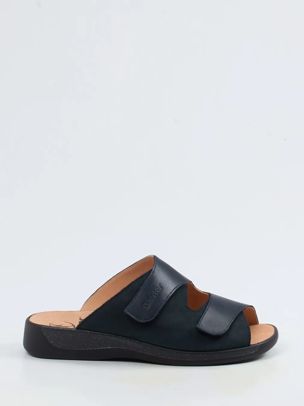 – Pantolette aus Kalbleder in Schwarz-Ganter Clearance