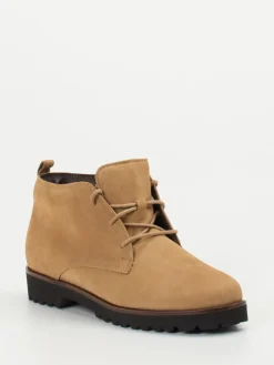 – Schnürboots aus Nubukleder sandbeige-Ganter Clearance