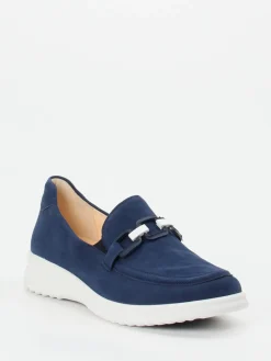 – Slipper aus Nubukleder in Marine-Ganter Sale