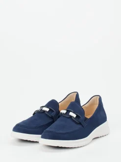 – Slipper aus Nubukleder in Marine-Ganter Sale