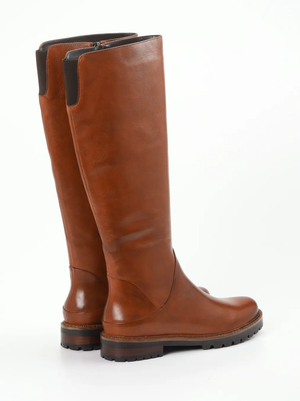 Ginger & Glove – Kniehohe Stiefel aus Kalbleder cognac-Ginger u0026 Glove Clearance