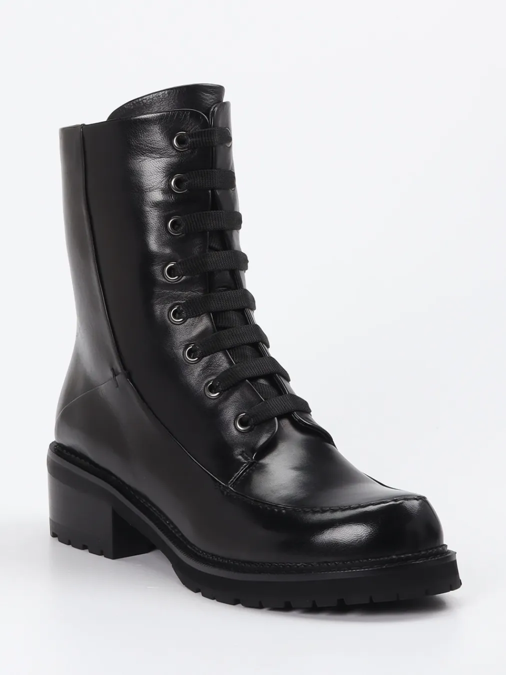 Ginger & Glove – Schnürboots aus Kalbleder-Ginger u0026 Glove Clearance