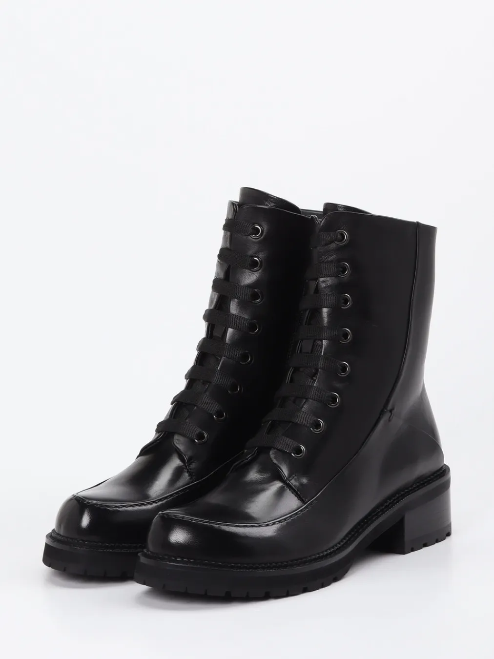 Ginger & Glove – Schnürboots aus Kalbleder-Ginger u0026 Glove Clearance