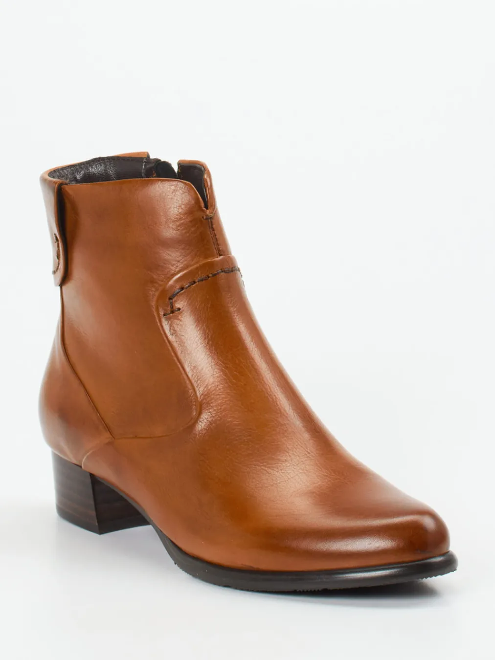 Ginger & Glove – Stiefelette aus Kalbleder cognac-Ginger u0026 Glove Clearance