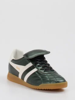 – Retro-Sneaker aus glänzendem Leder-Gola New