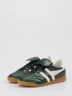 – Retro-Sneaker aus glänzendem Leder-Gola New