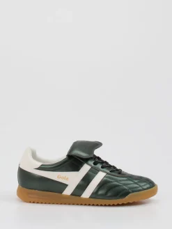 – Retro-Sneaker aus glänzendem Leder-Gola New