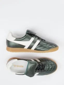 – Retro-Sneaker aus glänzendem Leder-Gola New