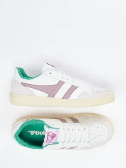 – Retro-Sneaker aus Leder in Off-White-Gola Online