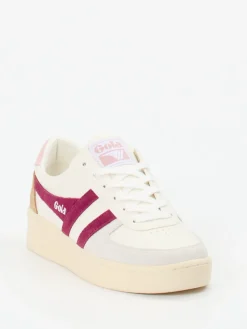 – Retro-Sneaker aus Leder mit Beere-Details-Gola Outlet