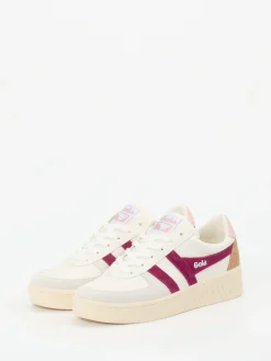 – Retro-Sneaker aus Leder mit Beere-Details-Gola Outlet