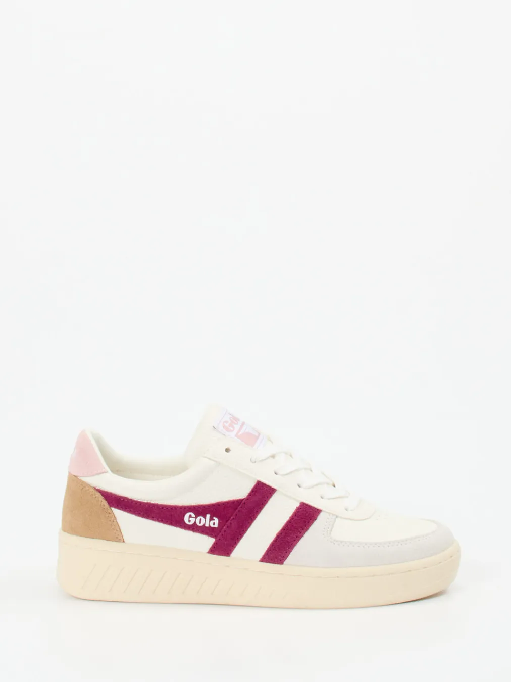 – Retro-Sneaker aus Leder mit Beere-Details-Gola Outlet