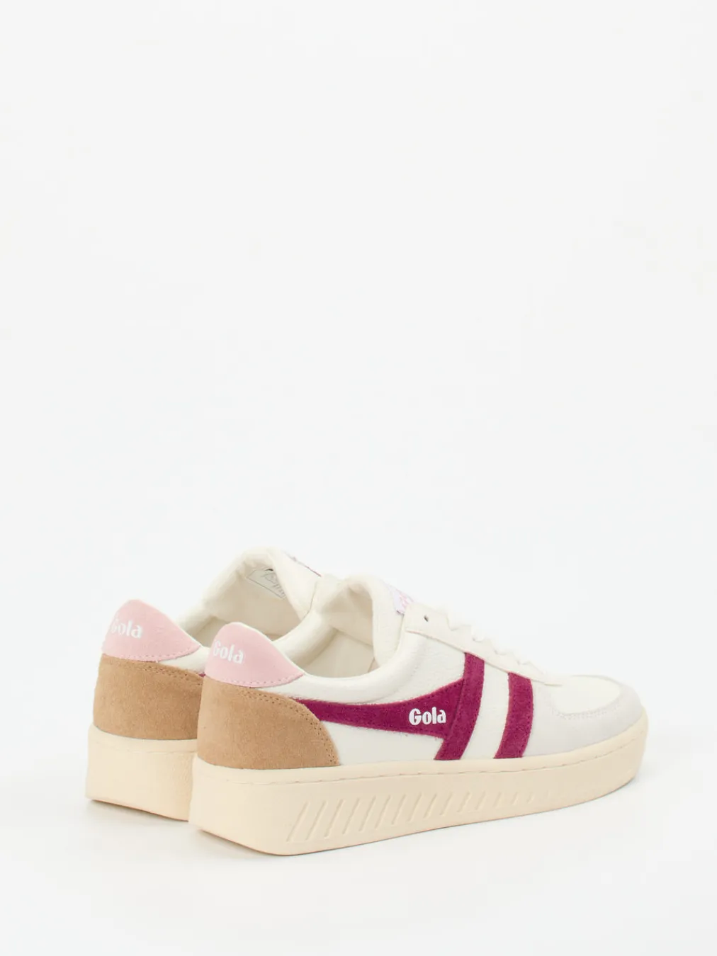 – Retro-Sneaker aus Leder mit Beere-Details-Gola Outlet