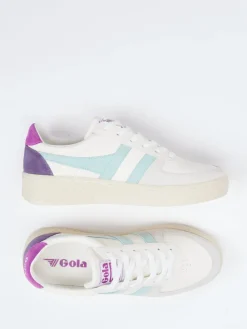 – Retro-Sneaker aus Leder in Color-Blocking-Gola New