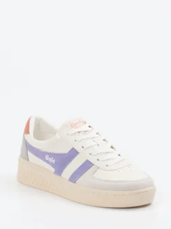 – Sneaker aus Leder mit Pastellakzenten-Gola New