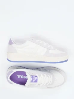 – Sneaker aus Leder mit Pastellakzenten-Gola New