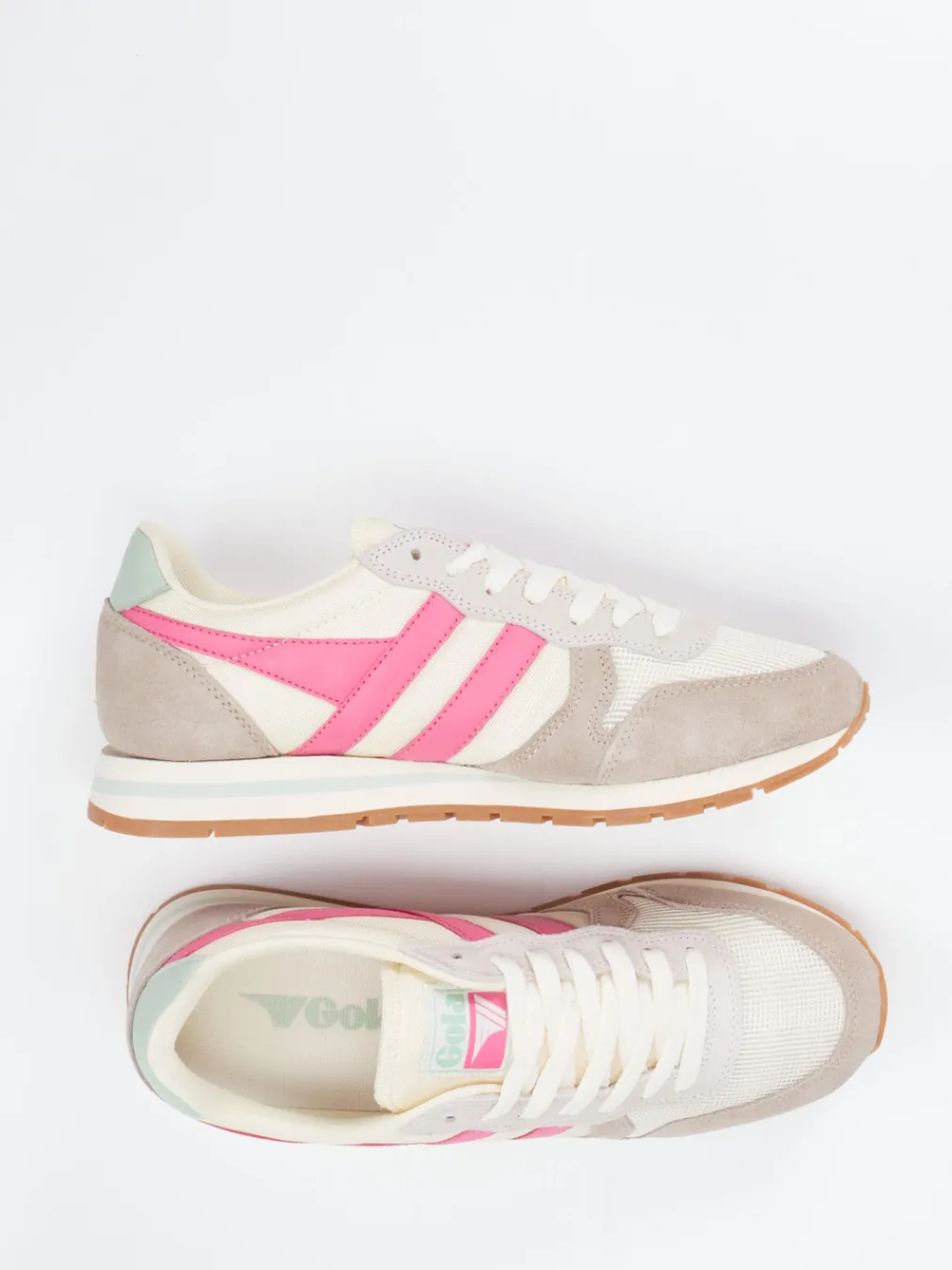 – Sneaker aus Veloursleder cremeweiß-Gola Outlet