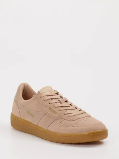 – Sneaker aus Veloursleder in Rosébeige-Gola Sale