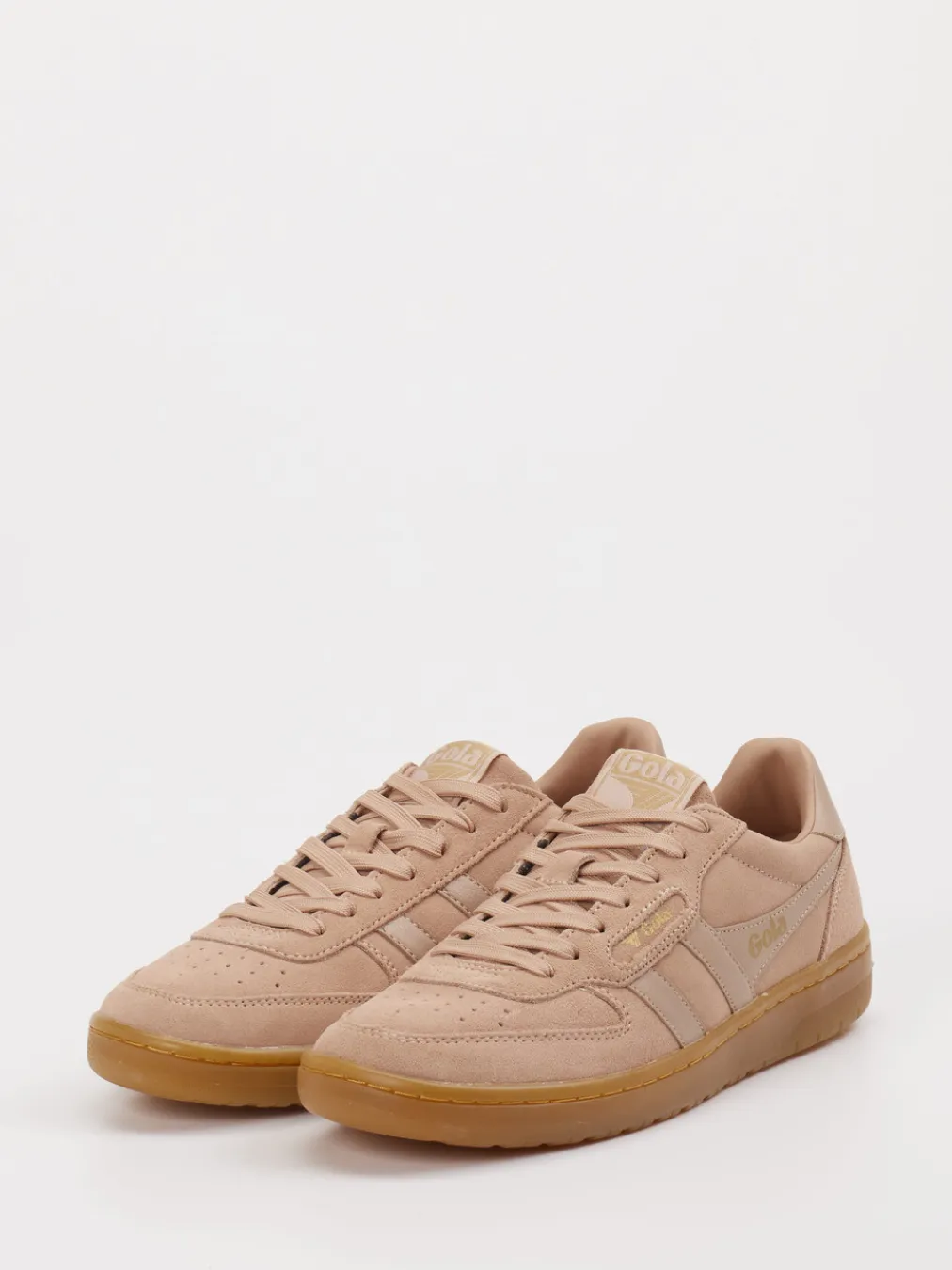 – Sneaker aus Veloursleder in Rosébeige-Gola Sale
