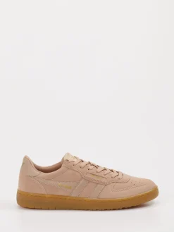 – Sneaker aus Veloursleder in Rosébeige-Gola Sale