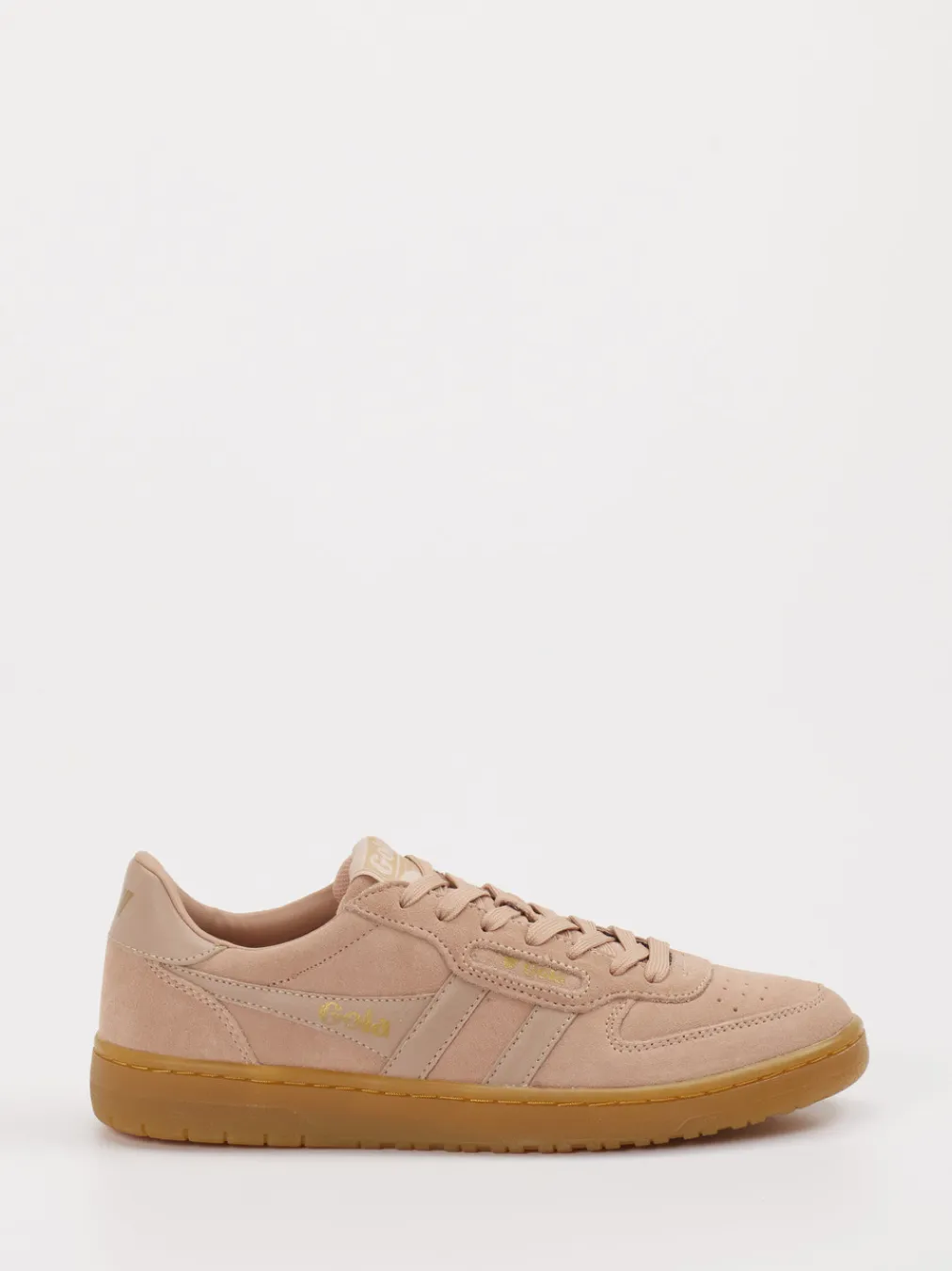 – Sneaker aus Veloursleder in Rosébeige-Gola Sale