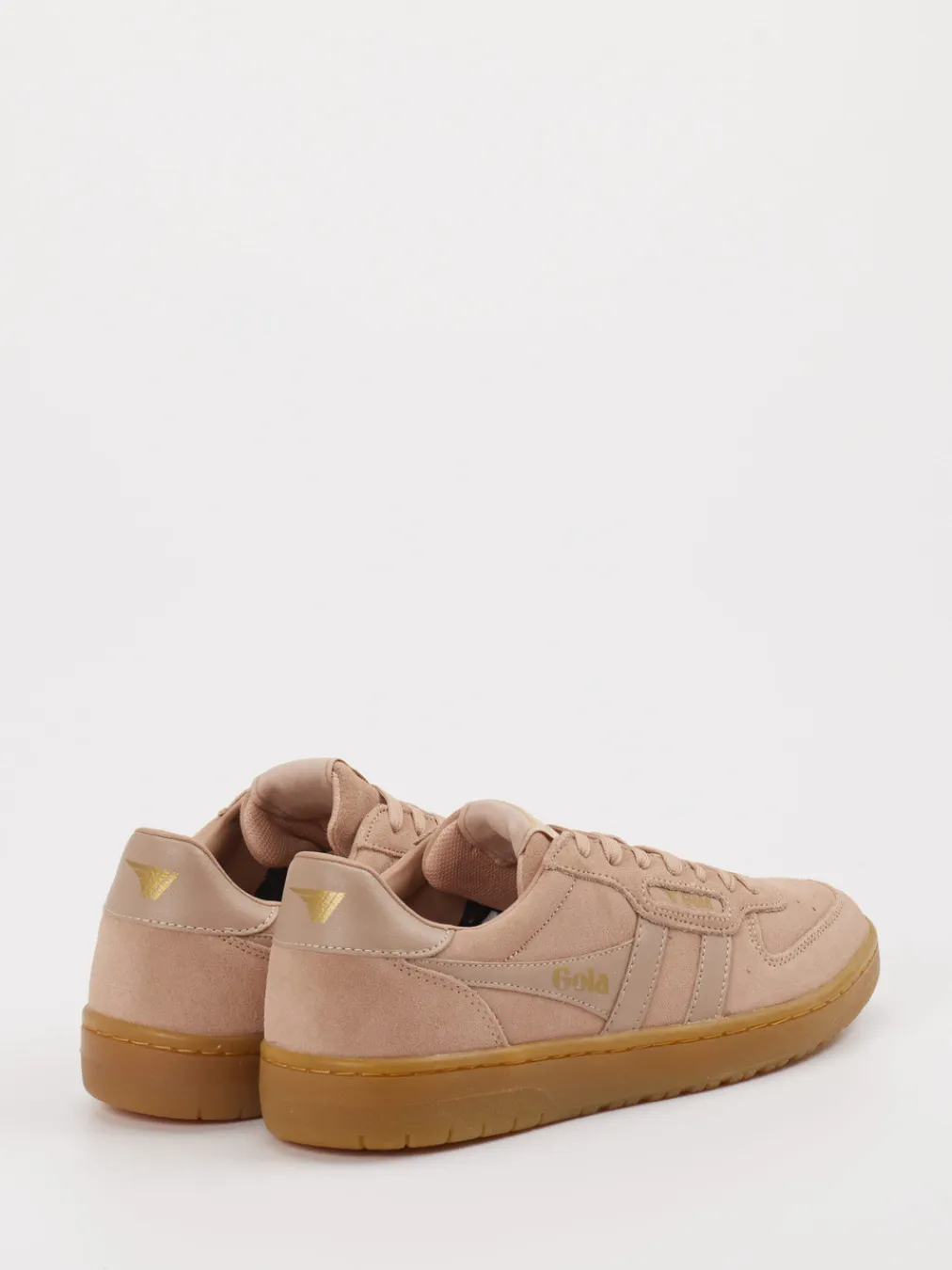 – Sneaker aus Veloursleder in Rosébeige-Gola Sale