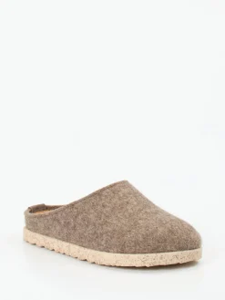 – Filzpantoffel aus Schurwolle taupe-Haflinger Outlet