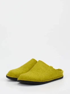 – Filzpantoffeln aus Wolle in Oliv-Haflinger Discount