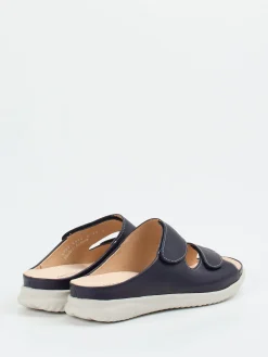 – Komfort-Pantoletten aus Kalbleder Dunkel-Hartjes Outlet