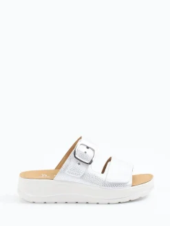 – Komfort-Pantolette aus Metallic-Leder-Hartjes Sale