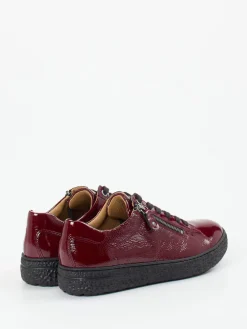 – Komfort-Sneaker aus Lackleder Bordeaux-Hartjes Discount