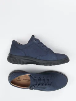 – Komfort-Sneaker aus Nubukleder marine-Hartjes Online