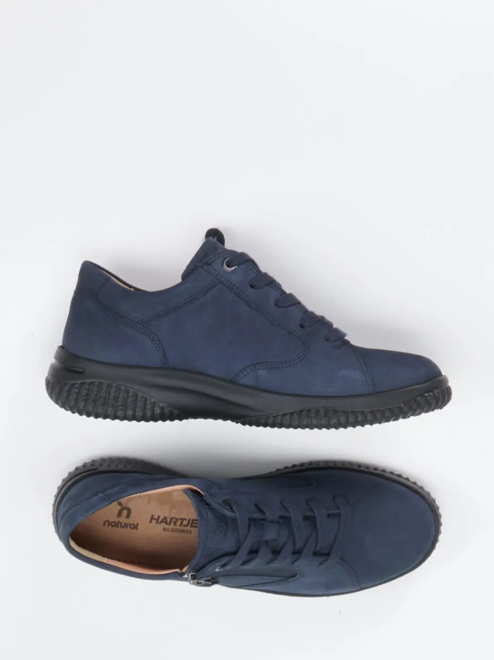 – Komfort-Sneaker aus Nubukleder marine-Hartjes Online