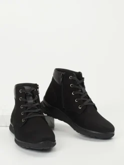 – Schnürstiefelette aus Nubukleder-Hartjes Sale