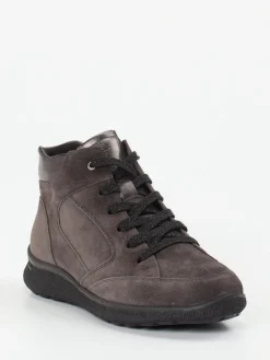 – Schnürstiefelette aus Veloursleder-Hartjes Clearance