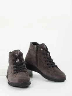 – Schnürstiefelette aus Veloursleder-Hartjes Clearance