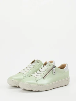 – Sneaker aus Glattleder in Pastell-Hartjes Sale