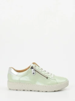– Sneaker aus Glattleder in Pastell-Hartjes Sale
