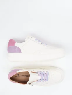 – Sneaker aus Kalbleder in Creme-Hartjes Clearance