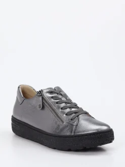 – Sneaker aus Metallicleder farben-Hartjes Online