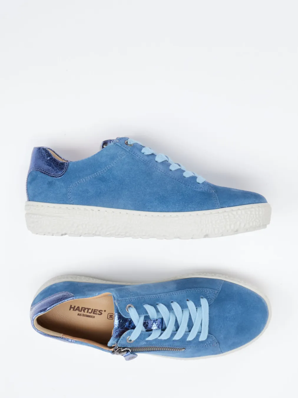 – Sneaker aus Veloursleder stahl-Hartjes Clearance