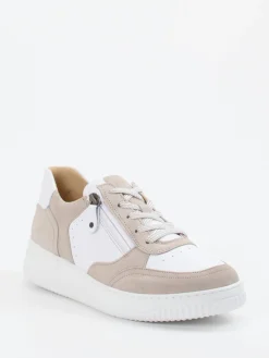 – Sneaker aus Velours- und Glattleder-Hartjes Discount