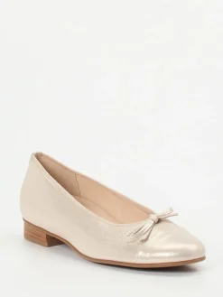 – Ballerinas aus Metallicleder champagner--Hassia Clearance