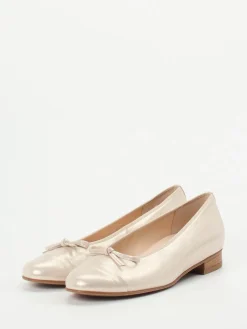 – Ballerinas aus Metallicleder champagner--Hassia Clearance